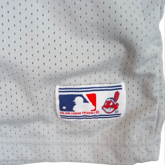 Vintage Sportonics Cleveland Indians MLB Genuine Merchandise Jersey XL Youth - Picture 5 of 8